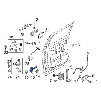 Ford OE - Rear Door Check