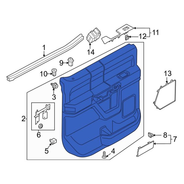 Door Interior Trim Panel