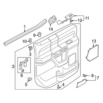 Ford OE - Rear Door - Interior Trim