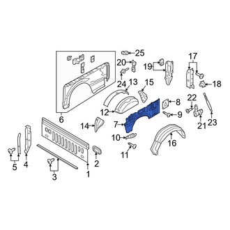 Ford OE - Rear Right Inner Truck Bed Panel