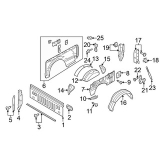 Ford OE - Pick Up Box - Front & Side Panels (5.5' Box)