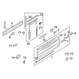 Ford OE - Rear Tailgate Latch