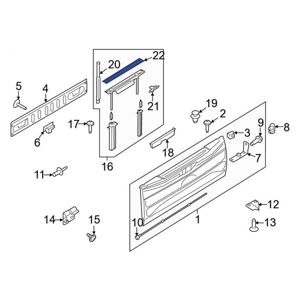 Tailgate Molding