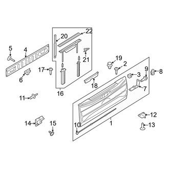 Ford OE - Tail Gate (With Flex Step)