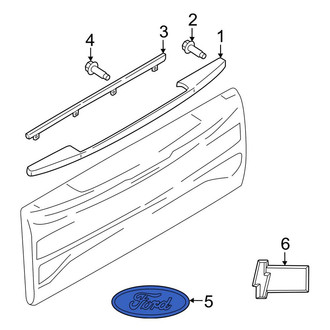 Ford OE - Rear Tailgate Emblem