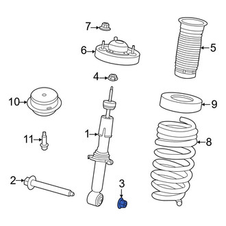 Ford OE - Rear Suspension Control Arm Nut