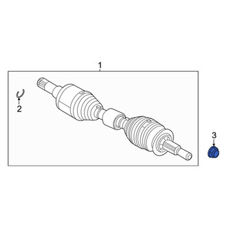 Ford OE - CV Joint Nut