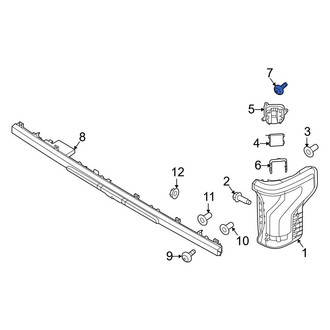 Ford OE - Blind Spot Detection System Warning Sensor Screw