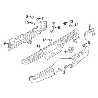 Ford OE - Bumper Face Bar Nut