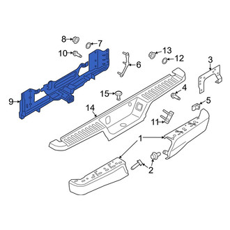 Ford OE - Rear Bumper Face Bar Reinforcement Beam
