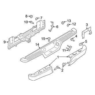 Ford OE - Rear Bumper - Bumper & Components