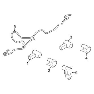 Ford OE - Rear Bumper - Electrical Components