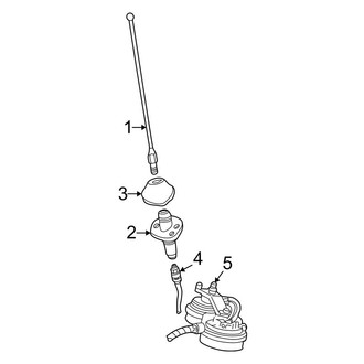 Ford OE - Electrical - Antenna