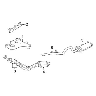 2001 Ford Explorer OEM Exhaust Parts | Systems, Tips — CARiD.com