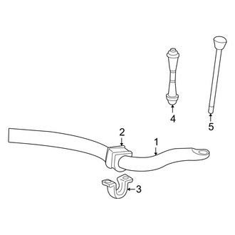 Ford OE - Front Suspension - Stabilizer Bar & Components (RWD)