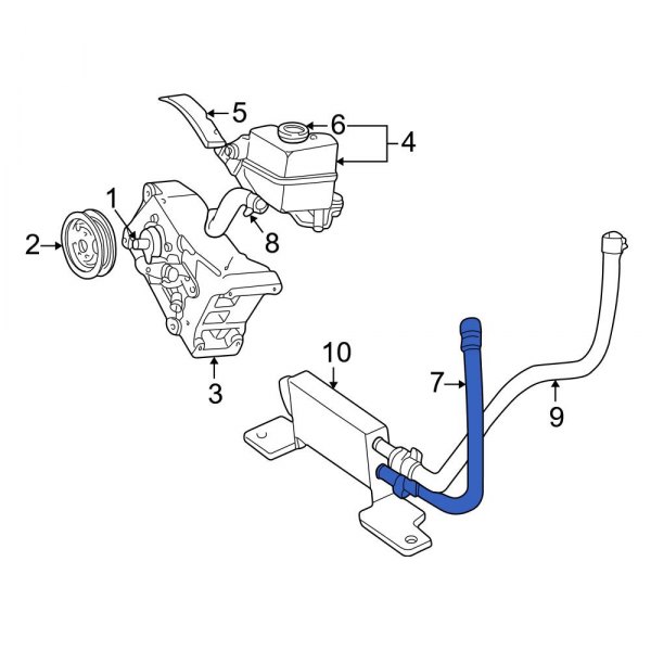 Power Steering Pressure Hose