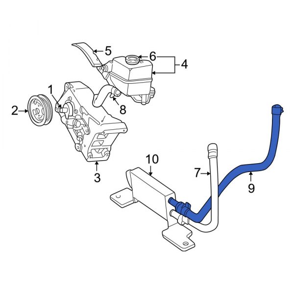 Power Steering Return Hose