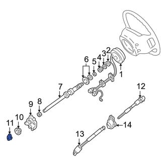 Ford OE - Lower Steering Column Bearing Race