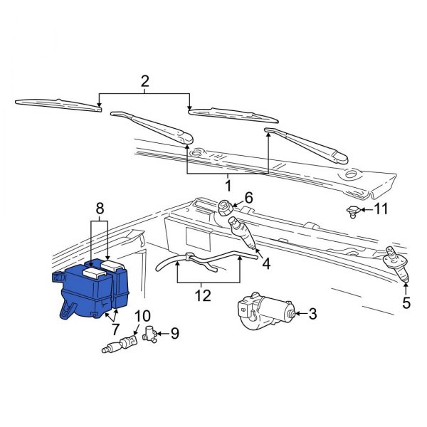 Washer Fluid Reservoir