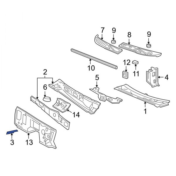 Cowl Bracket