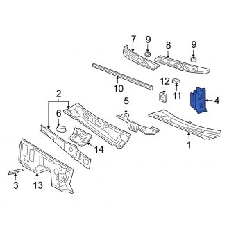 Ford Explorer Cowl Panels & Parts | Vent Grills — CARiD.com