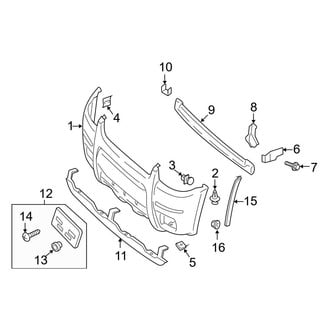 Ford OE - Front Bumper - Bumper & Components (XLS)