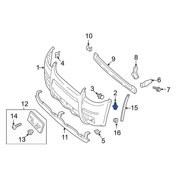 Bumper Cover Retainer