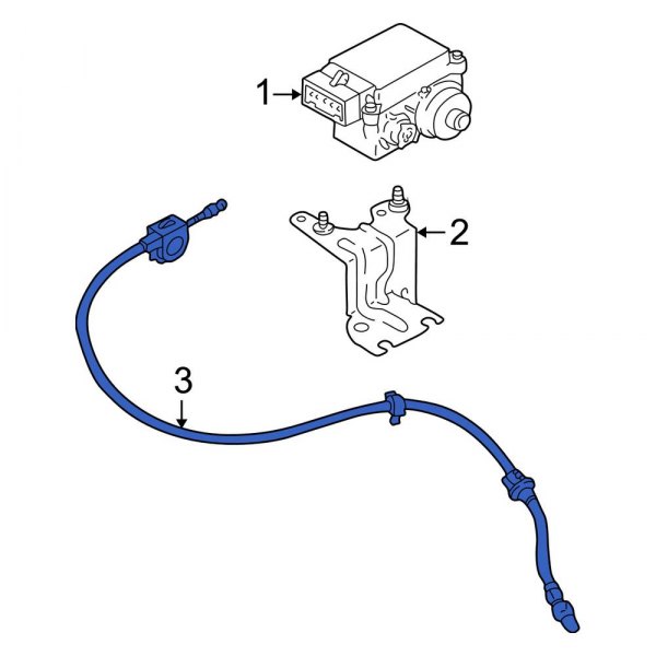Ford OE 5L8Z9A825BA Cruise Control Cable