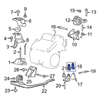 Ford OE - Manual Transmission Mount