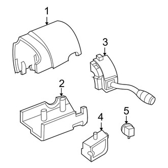 Ford OE - Steering Column - Shroud, Switches & Levers (Automatic Tr)