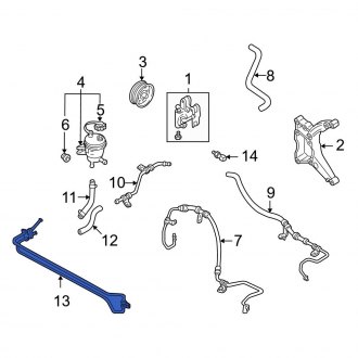 Ford Power Steering Cooling | Coolers, Lines & Brackets — CARiD.com