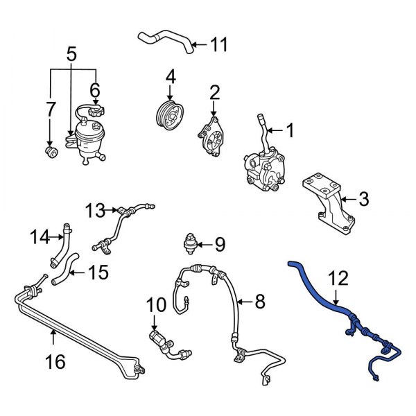 Power Steering Return Hose