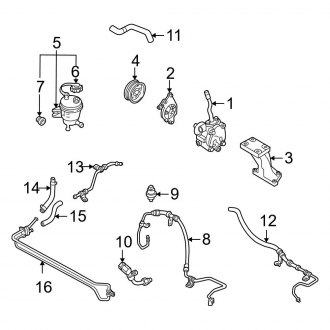 2003 Ford Escape Power Steering Lines & Hoses — Carid.com