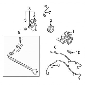 2005 Ford Escape Power Steering Reservoirs 