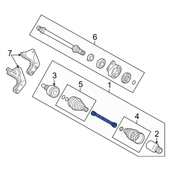 CV Axle Assembly