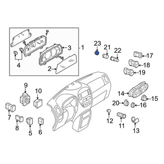 Ford OE - Center 12 Volt Accessory Power Outlet Housing