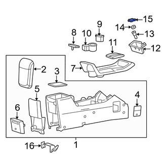 Ford OE - 12 Volt Accessory Power Outlet Cover