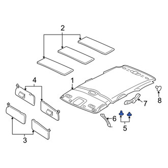 Ford OE - Headliner Clip