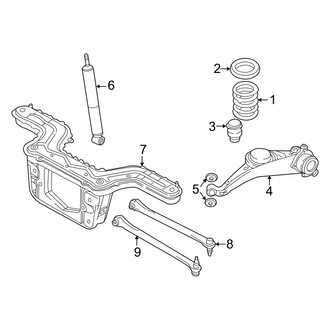 Ford OE - Rear Suspension - Suspension Components (4WD)