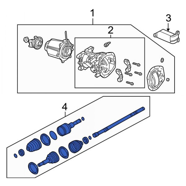 CV Axle Assembly