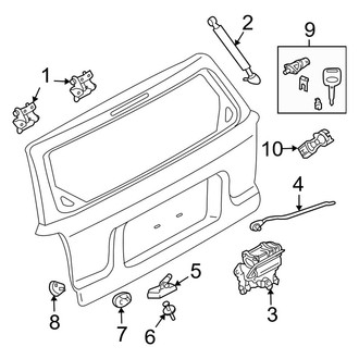 Ford OE - Lift Gate - Lock & Hardware (Gas)