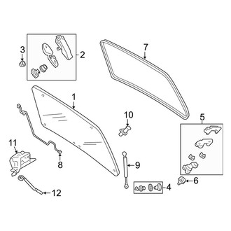 Ford OE - Lift Gate - Glass & Hardware