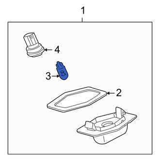 Ford OE - Rear License Plate Light Bulb