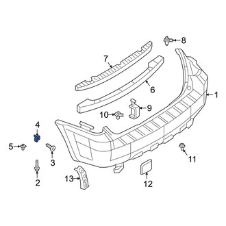 Ford OE - Bumper Cover Retainer