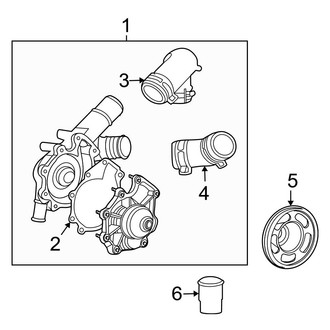 Ford OE - Cooling - Water Pump (Limited / XLT 3.0L)