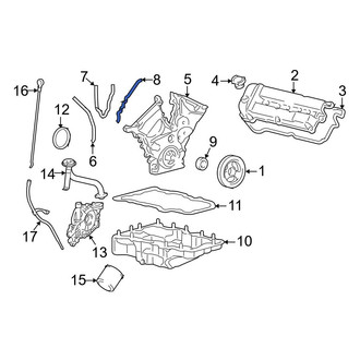Ford OE - Left Engine Timing Cover Gasket
