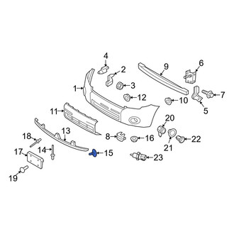 Ford OE - Front Valance Panel Clip