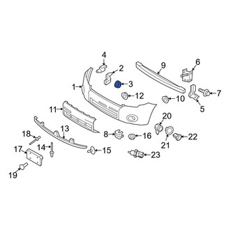 Ford OE - Horn Nut