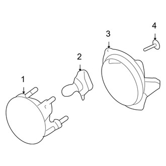 Ford OE - Front Lamps - Fog Lamps (Limited / XLS / XLT)