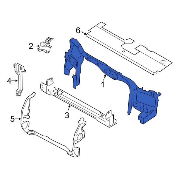 Radiator Support Panel